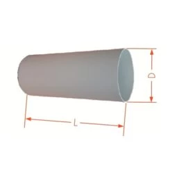 Componenta sistem ventilatie Extensie Spigot 350mm DN125 BLUE GTBL11