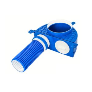 Plenum ventilatie BLUE cu 2x75mm, DN125-127