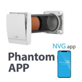 Recuperator de caldura NovingAIR Phantom EVO APP 160, SMART