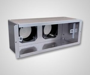 Plenum perete 2x 75 300x100mm intrare spate AEPLMPS