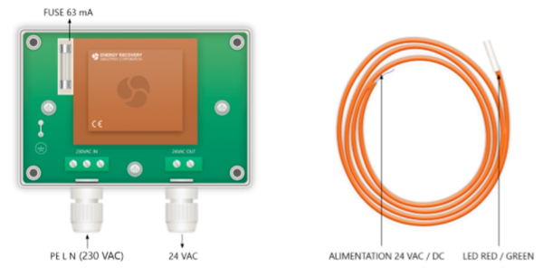 Incalzitor protectie inghet sifon de scurgere condens NVG2 – imaginea 4
