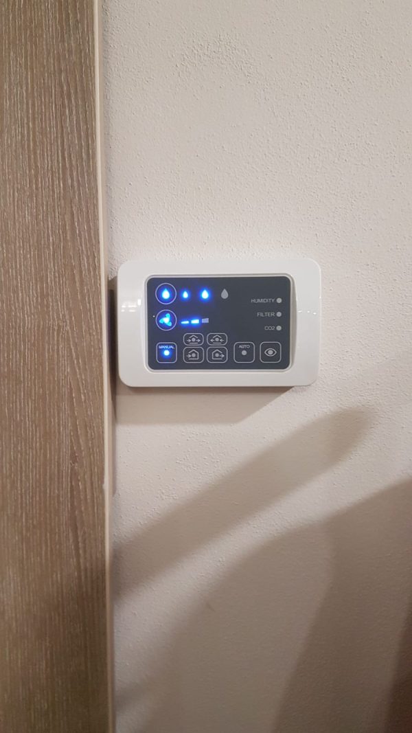 Unitate de comanda fara fir (remote panel+CO2 senzor) NovingAIR PR CO2 WIRELESS – imaginea 3