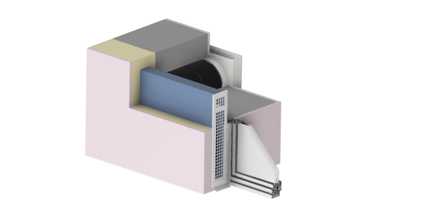 Unitate Sevi160U de ventilatie cu recuperare de caldura integrata in fatada – imaginea 8