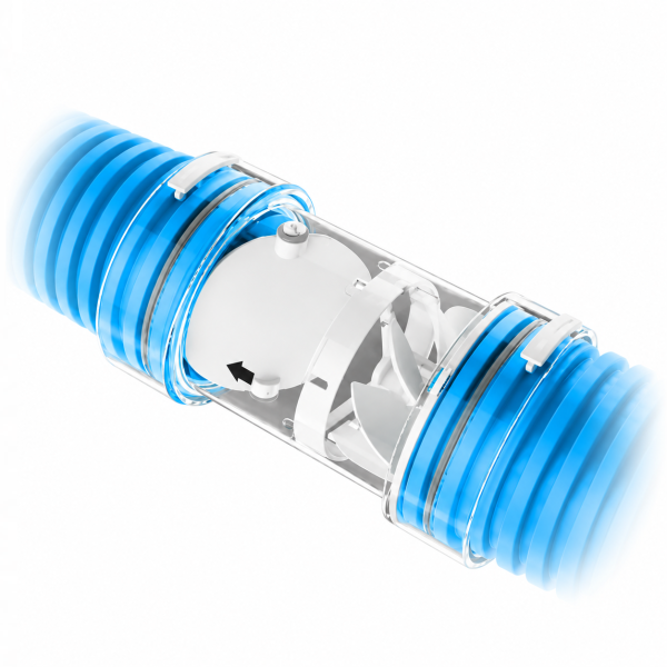 Clapeta de reglaj debit DN75 cu afisaj NovingMETER - originalul