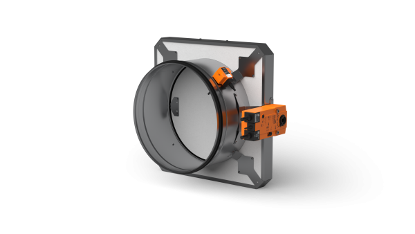 Clapeta antifoc circulara cu motorizata, cu actuator UVAF-M D 100 - 315mm