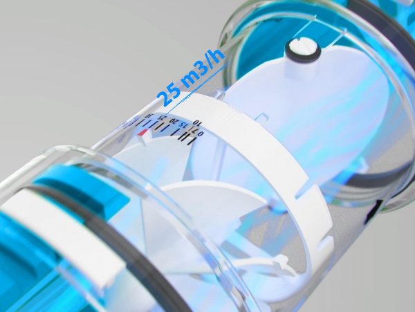 Clapeta de reglaj debit DN75 cu afisaj NovingMETER - originalul – imaginea 3