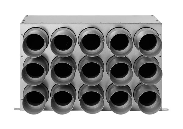 Distribuitor ventilatie liniar izolat 12xDN75 160mm KMF – imaginea 2