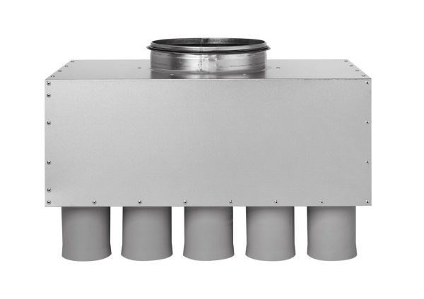 Distribuitor ventilatie liniar izolat 12xDN75 160mm KMF – imaginea 3
