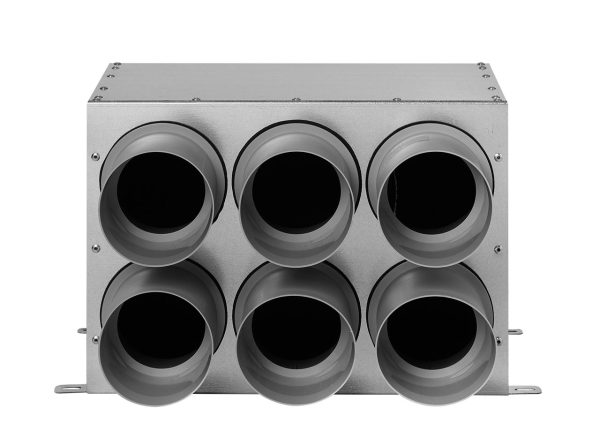 Distribuitor ventilatie liniar izolat 6xDN75 160mm KMF – imaginea 5