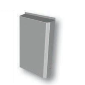 Grilă externă inox cu protecție fonică și protecție la intemperii SEVi160 PP - finisaj fatada