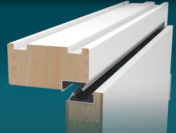 Grila ventilatie Renson Invisido 469 invizibila si cu izolare fonica – imaginea 2