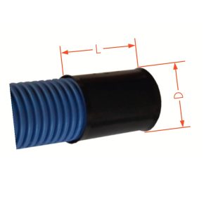 Mufa DN75 tubulatura flexibila ventilatie BLUE GTZV