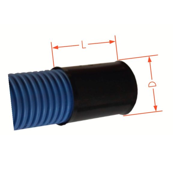 Mufa DN75 tubulatura flexibila ventilatie BLUE GTZV