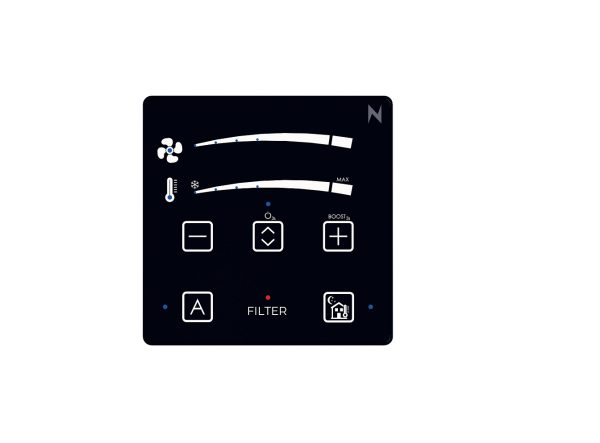 Recuperator caldura descentralizat NRoom 250 ERV, dubluflux, tip ventiloconvector, cu incalzire suplimentara cu apa, senzor CO2 si preincalzire electrica – imaginea 12