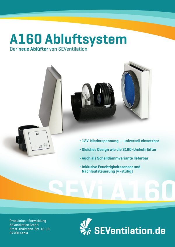 Unitate A160 de ventilatie fara recuperare de caldura – imaginea 3