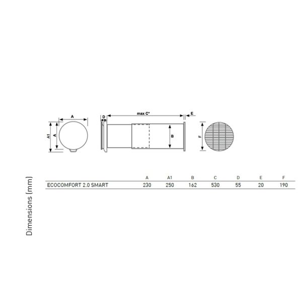 Recuperator de caldura descentralizat ASPIRVELO AIR ECOCOMFORT 2.0 Smart WiFi – imaginea 7