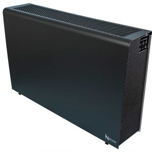 Recuperator caldura descentralizat NRoom 100 ERV, dubluflux, tip ventiloconvector, cu incalzire suplimentara cu apa, senzor CO2 si preincalzire electrica