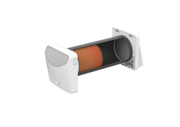 Recuperator de caldura descentralizat ceramic NovingAIR PRIMO Active 160, randament până la 93%, debit 90 m3/h – imaginea 3