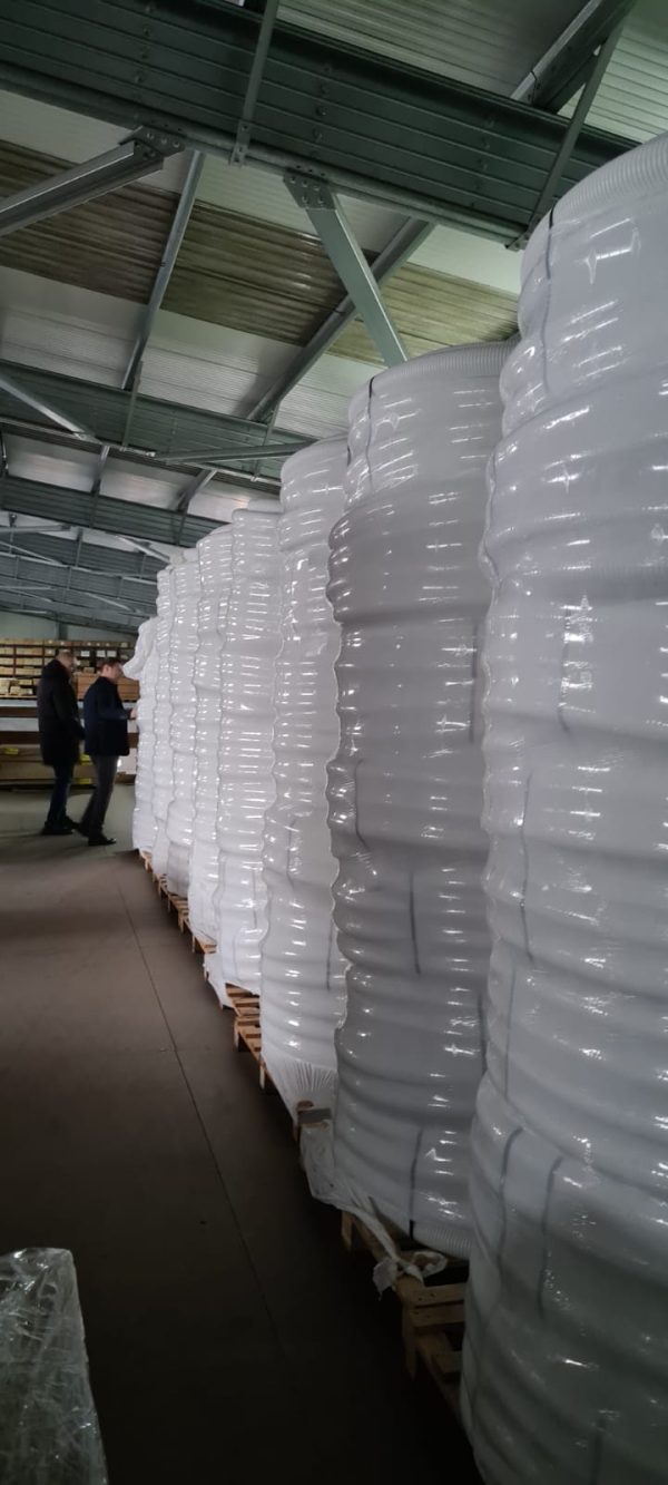 Tubulatura Antistatica, Antibacteriana si Antifungica pentru Ventilatie DN75mm, HDPE NovingAIR Sanitized Ultraflexibila, 50ml – imaginea 4