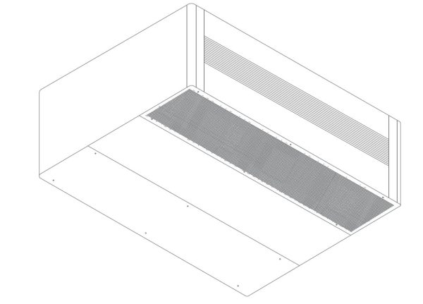 Unitati de ventilatie pentru plafon pentru scoli si gradinite SCOALA T600, instalare orizontala – imaginea 3
