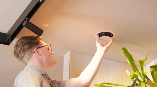 Valva ventilatie 125mm NoShow – Difuzor invizibil vopsibil negru (Efect Coanda) – imaginea 8