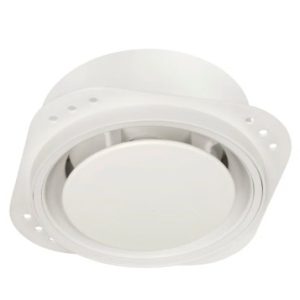 Valva ventilatie 125mm NoShow Stretch – Difuzor invizibil pentru tavan extensibil, vopsibil (efect Coanda)
