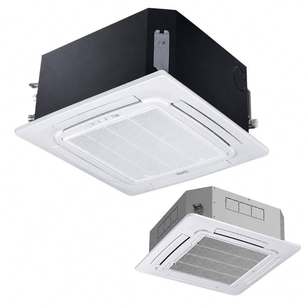 Aparate de aer condiționat tip casetă HEIKO pentru montaj în plafon fals – modele C-CASETTE Mini 600x600 și C-CASSETTE Round