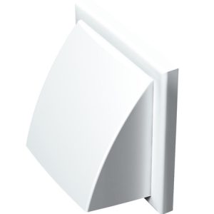 Grila exterioara pentru protectie ploaie cu clapeta antiretur DN100 (ABS) pentru ventilatoarele Aviant si Pulsar