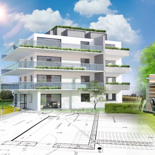 Concept immobilier et construction de maison